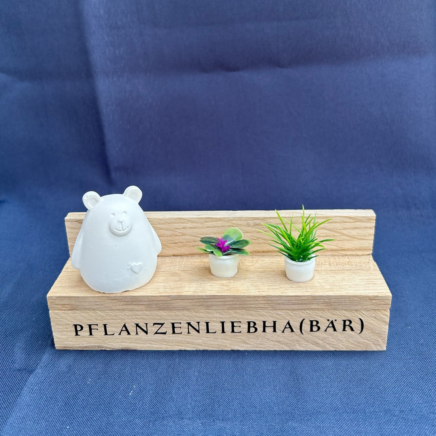 Dekoaufsteller „Pflanzenliebha(bär)“