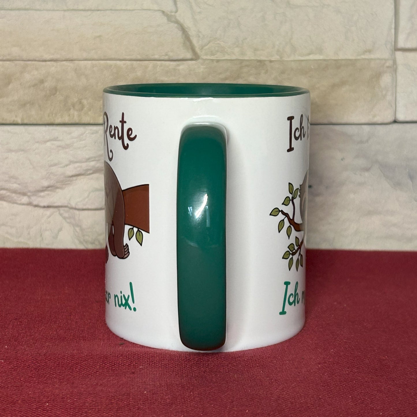 Tasse „Ich bin in Rente – Ich muss gar nix!“