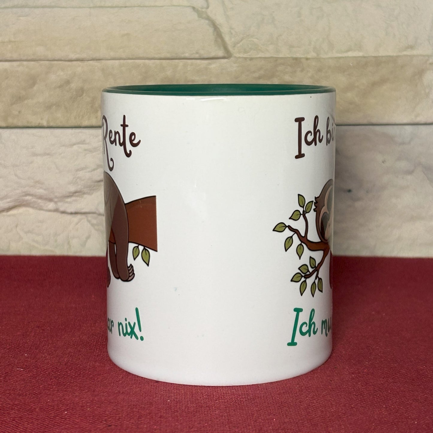 Tasse „Ich bin in Rente – Ich muss gar nix!“
