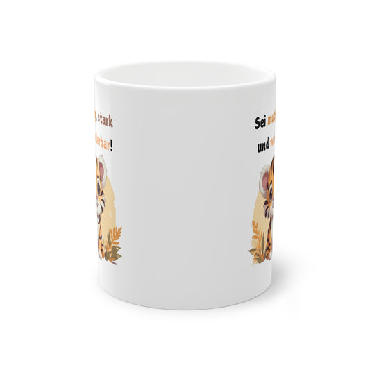 Motivation Tasse für Kinder mit niedlichem Tier Design