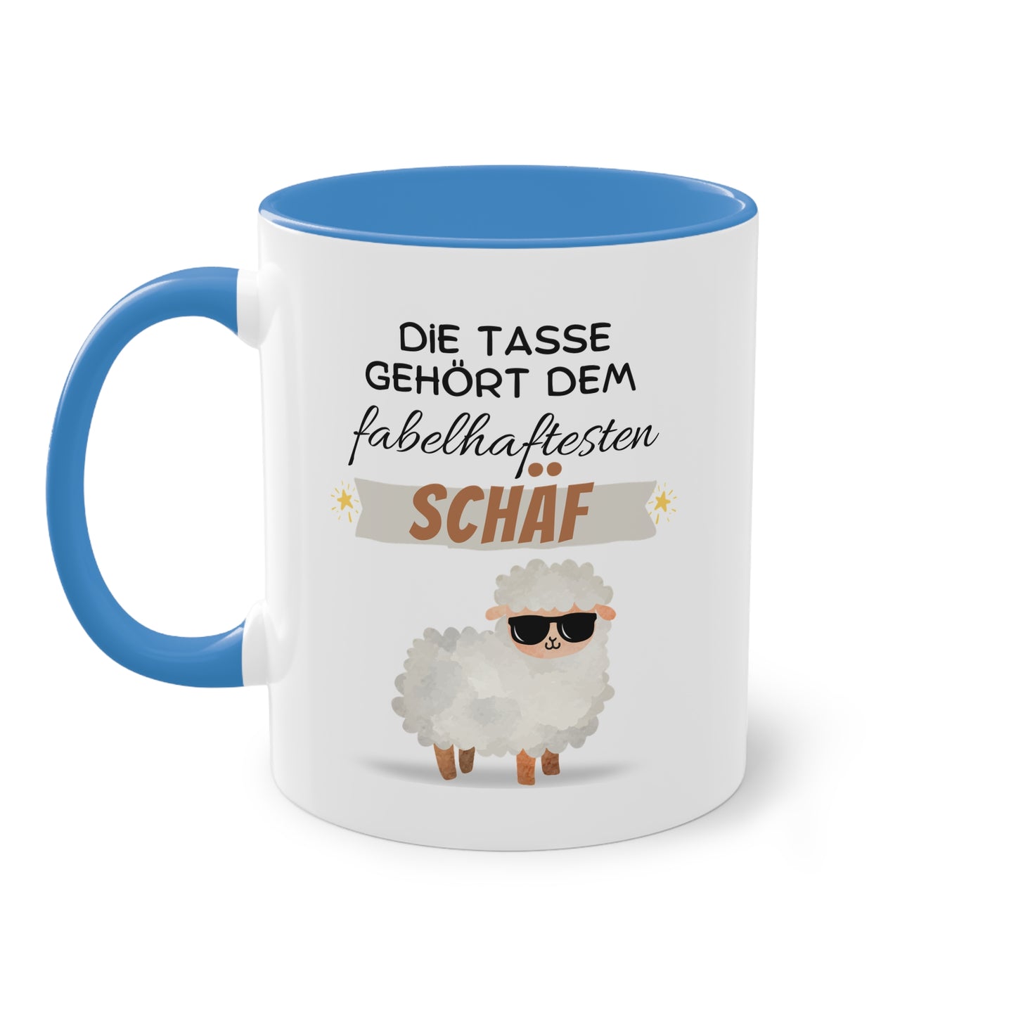 Die Tasse gehört dem fabelhaftesten Schäf