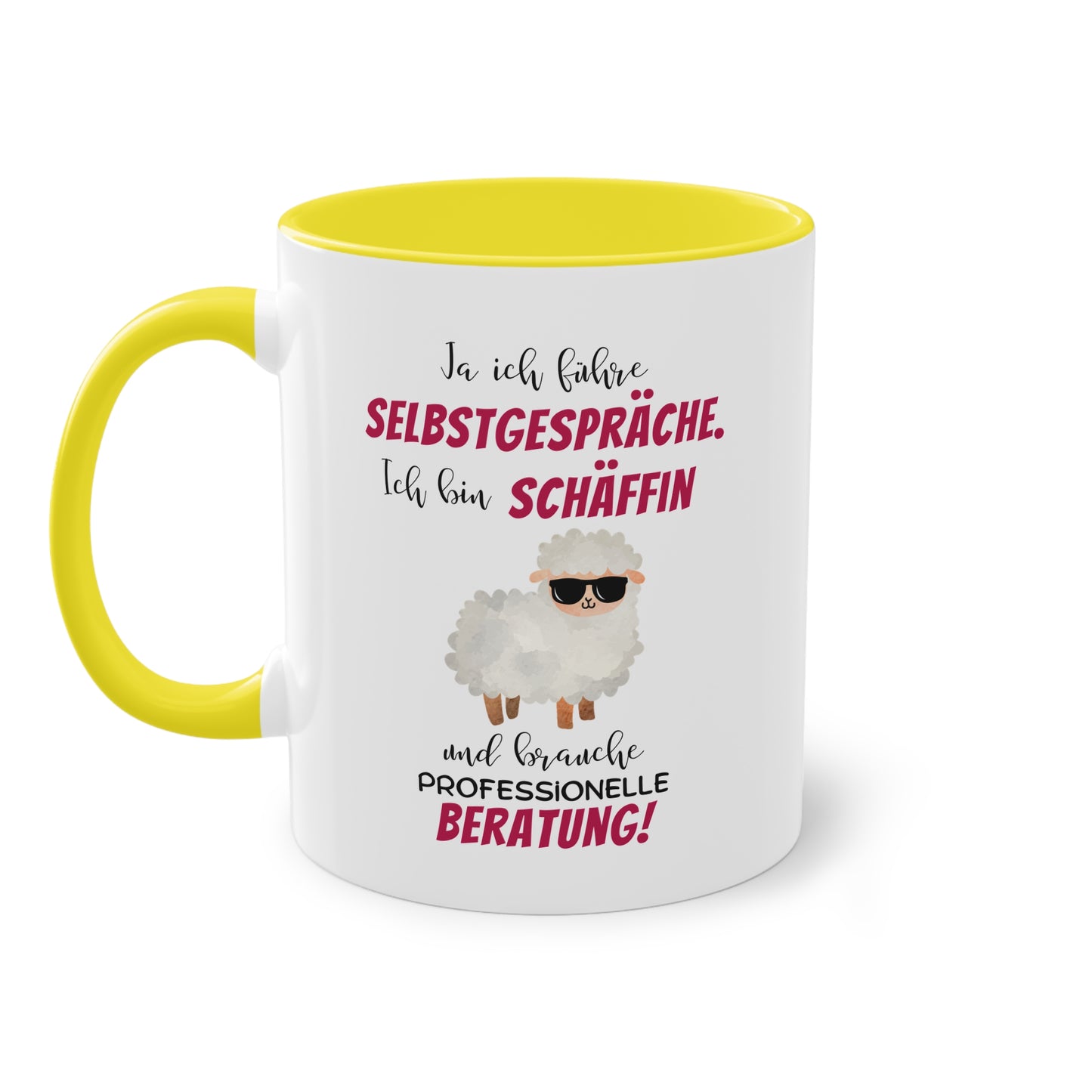 Ja ich führe Selbstgespräche. Ich bin Schäffin und brauche professionelle Beratung