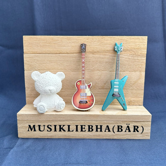 Dekoaufsteller „Musikliebha(bär)“