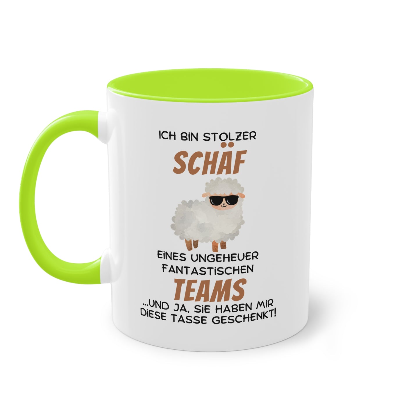 Ich bin stolzer Schäf eines ungeheuer fantastischen Teams...