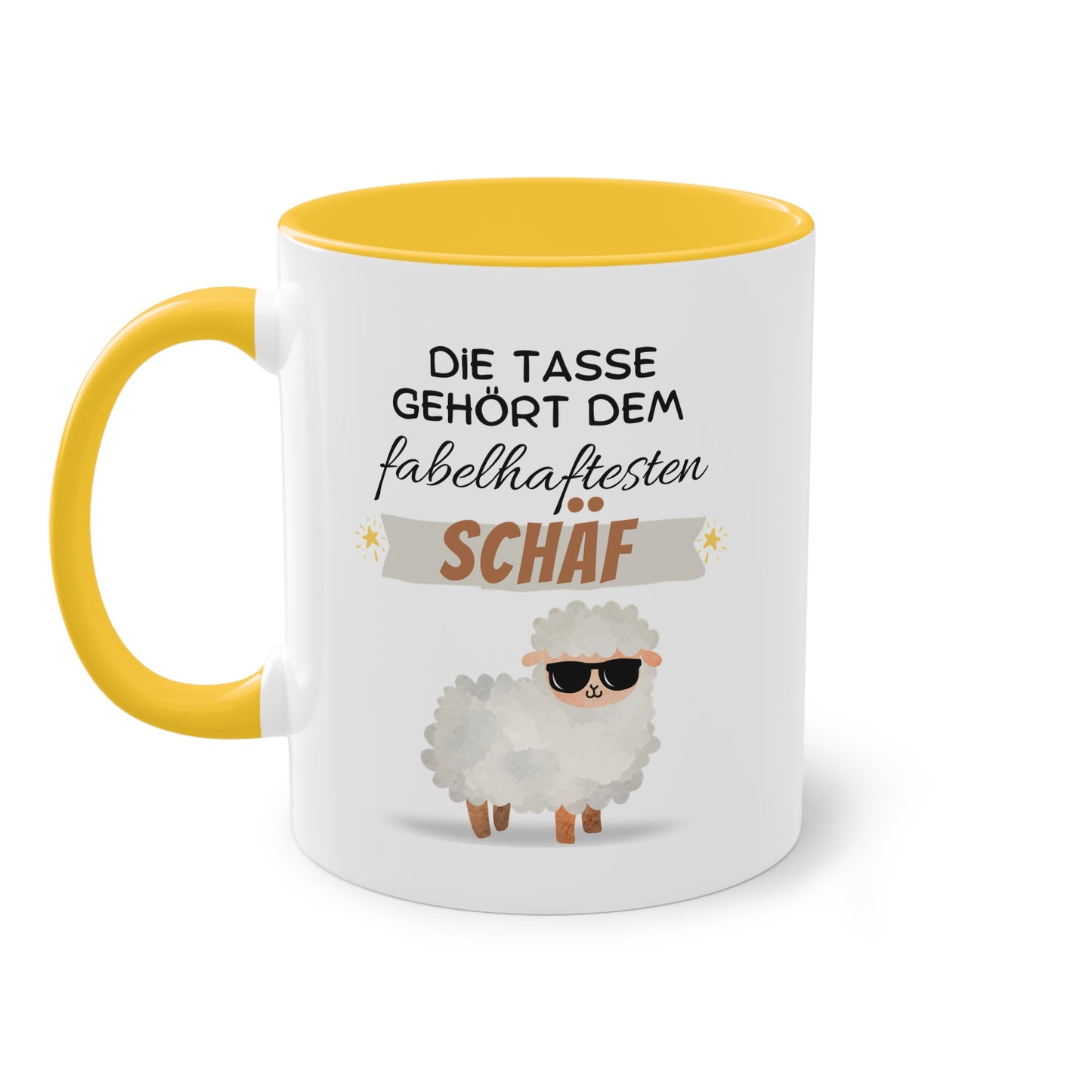 Die Tasse gehört dem fabelhaftesten Schäf