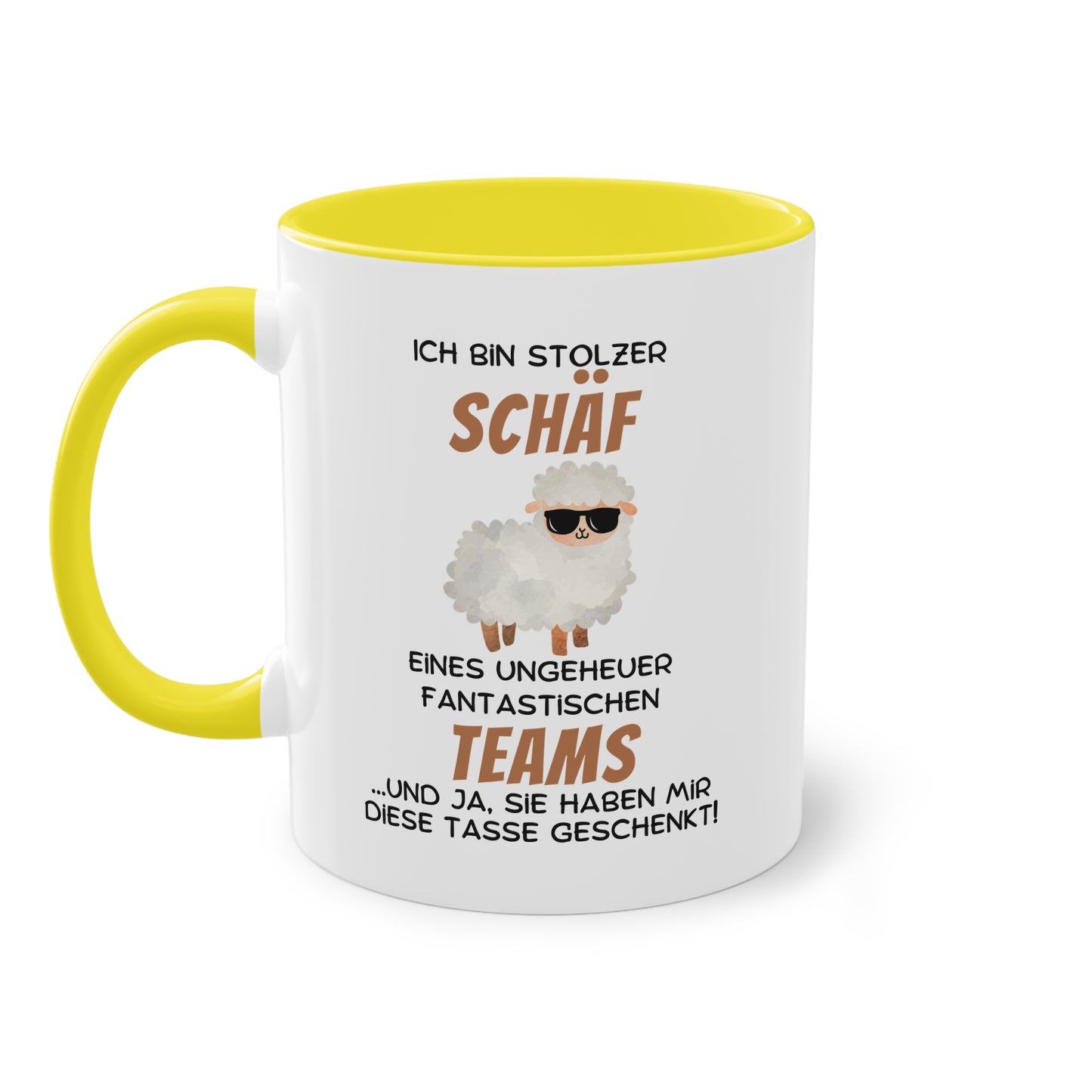 Ich bin stolzer Schäf eines ungeheuer fantastischen Teams...