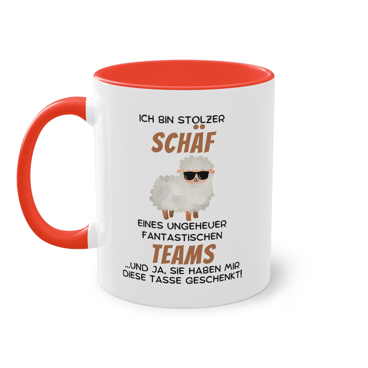 Ich bin stolzer Schäf eines ungeheuer fantastischen Teams...