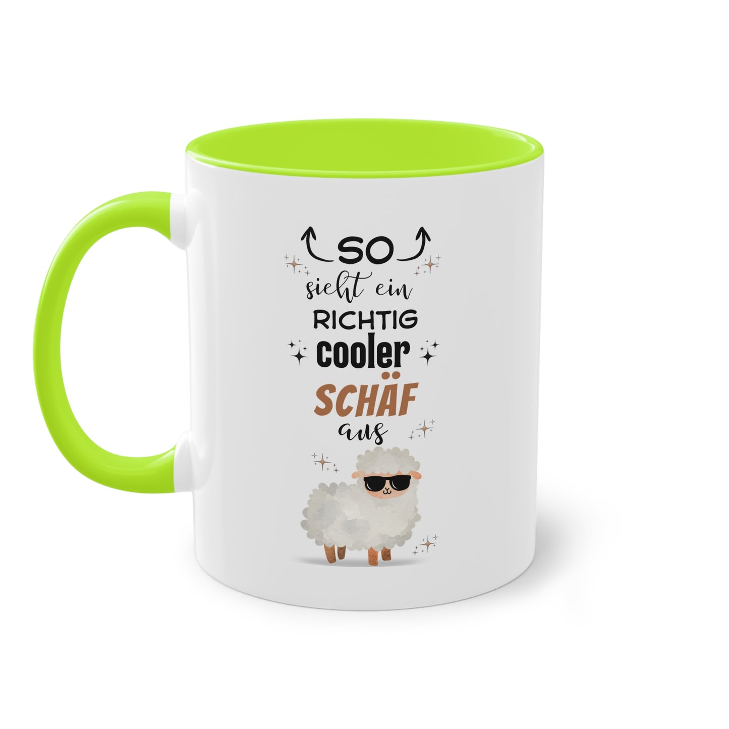 So sieht ein richtig cooler Schäf aus.