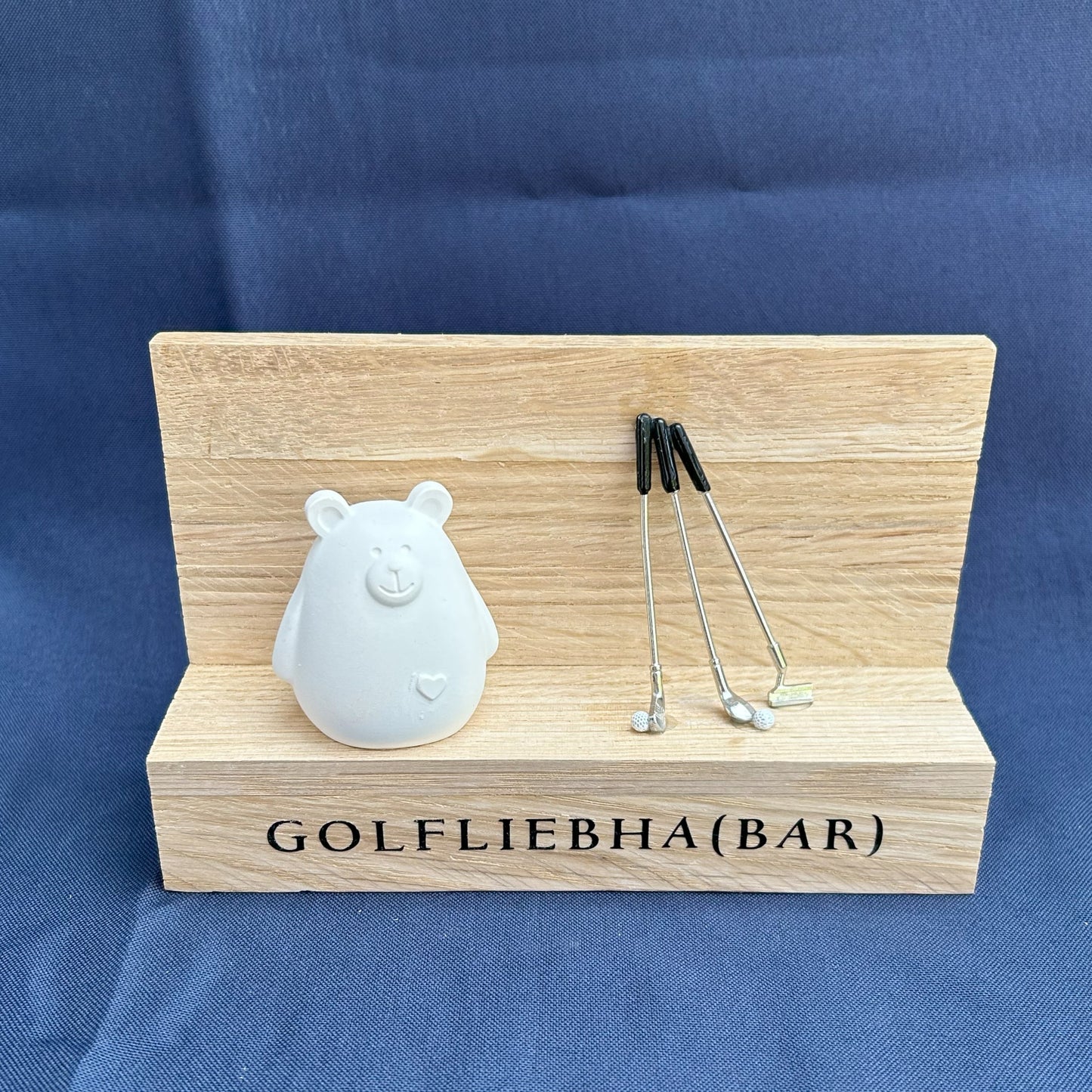 Dekoaufsteller „Golfliebha(bär)“