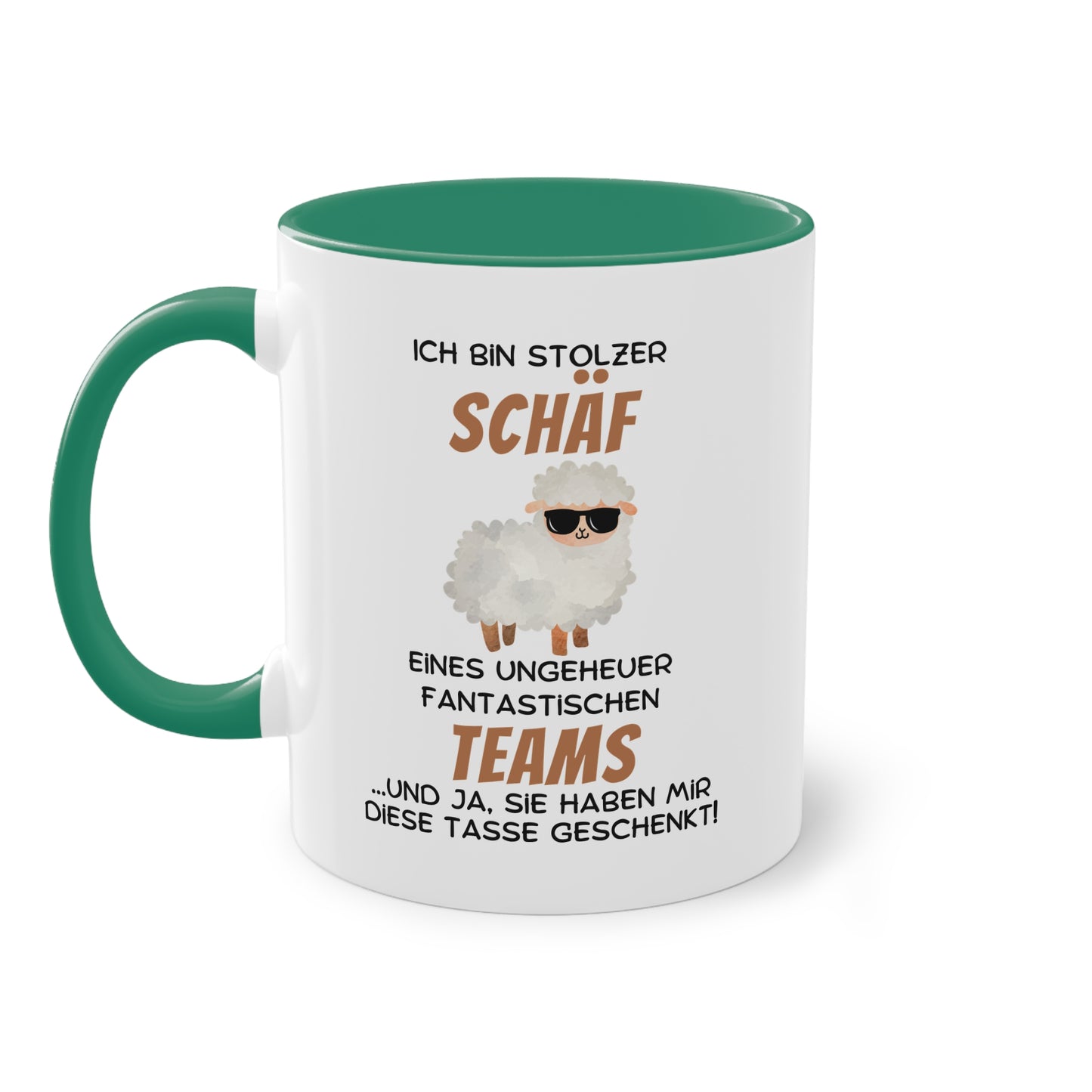 Ich bin stolzer Schäf eines ungeheuer fantastischen Teams...