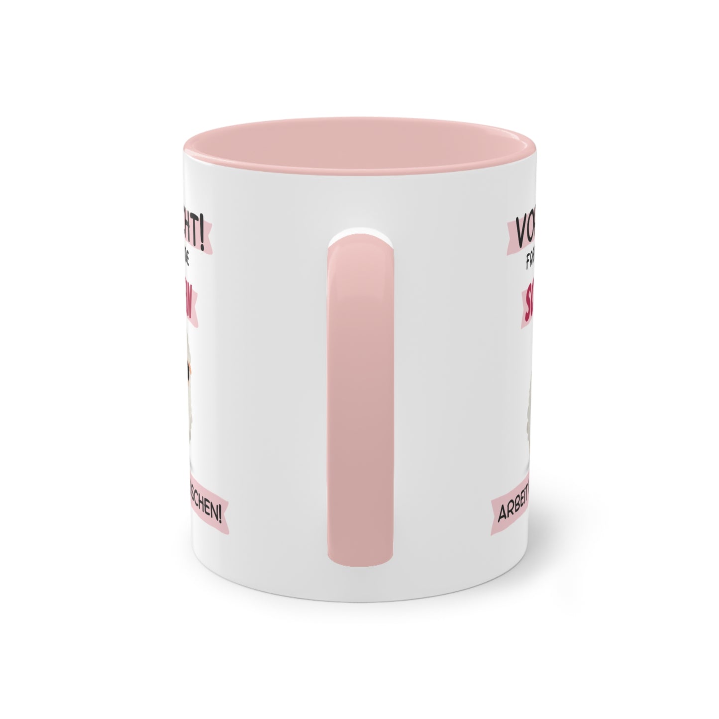 Vorsicht! Freilaufende Schäffin