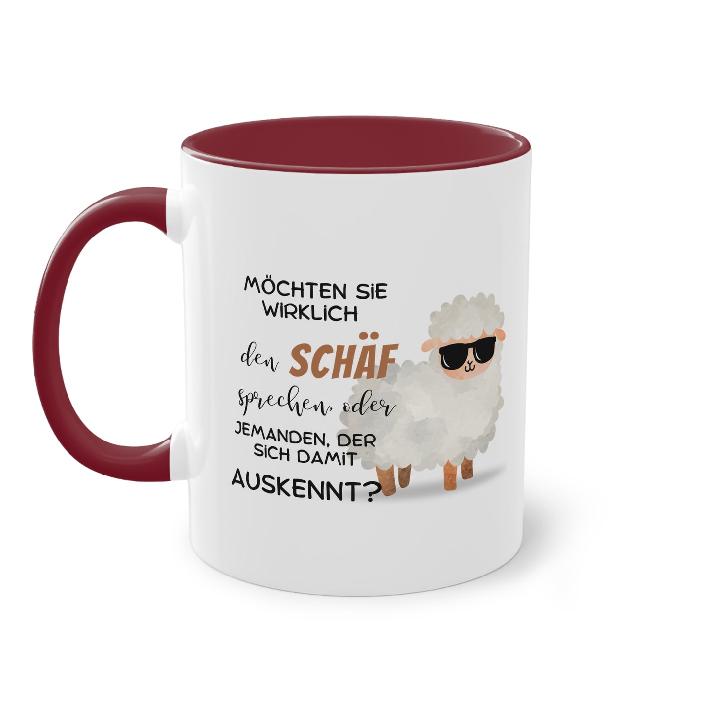 Möchten Sie wirklich den Schäf sprechen oder jemand der sich damit auskennt?