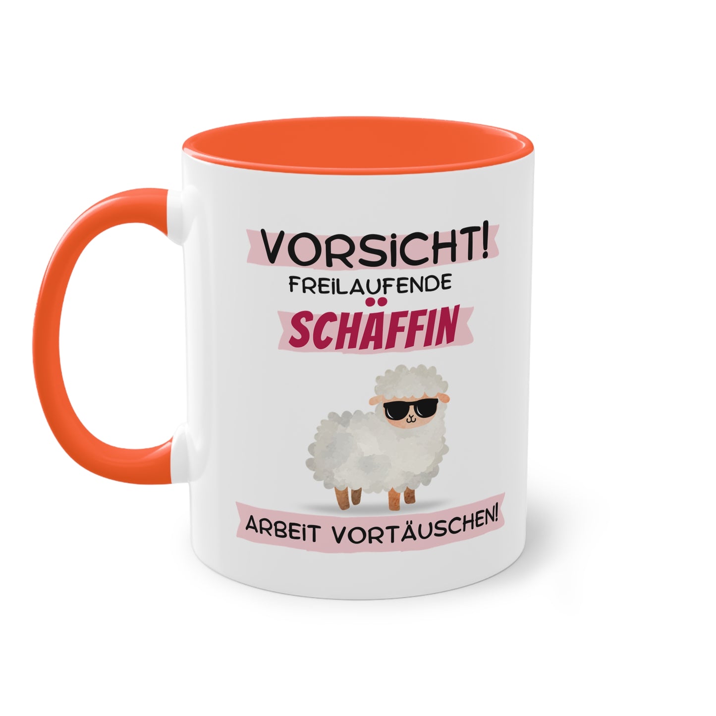 Vorsicht! Freilaufende Schäffin