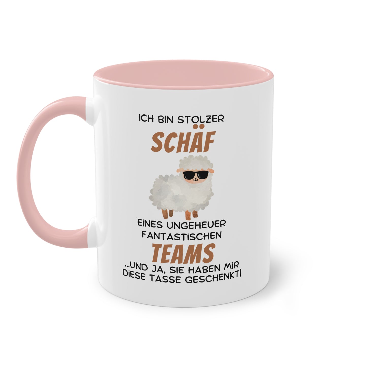 Ich bin stolzer Schäf eines ungeheuer fantastischen Teams...