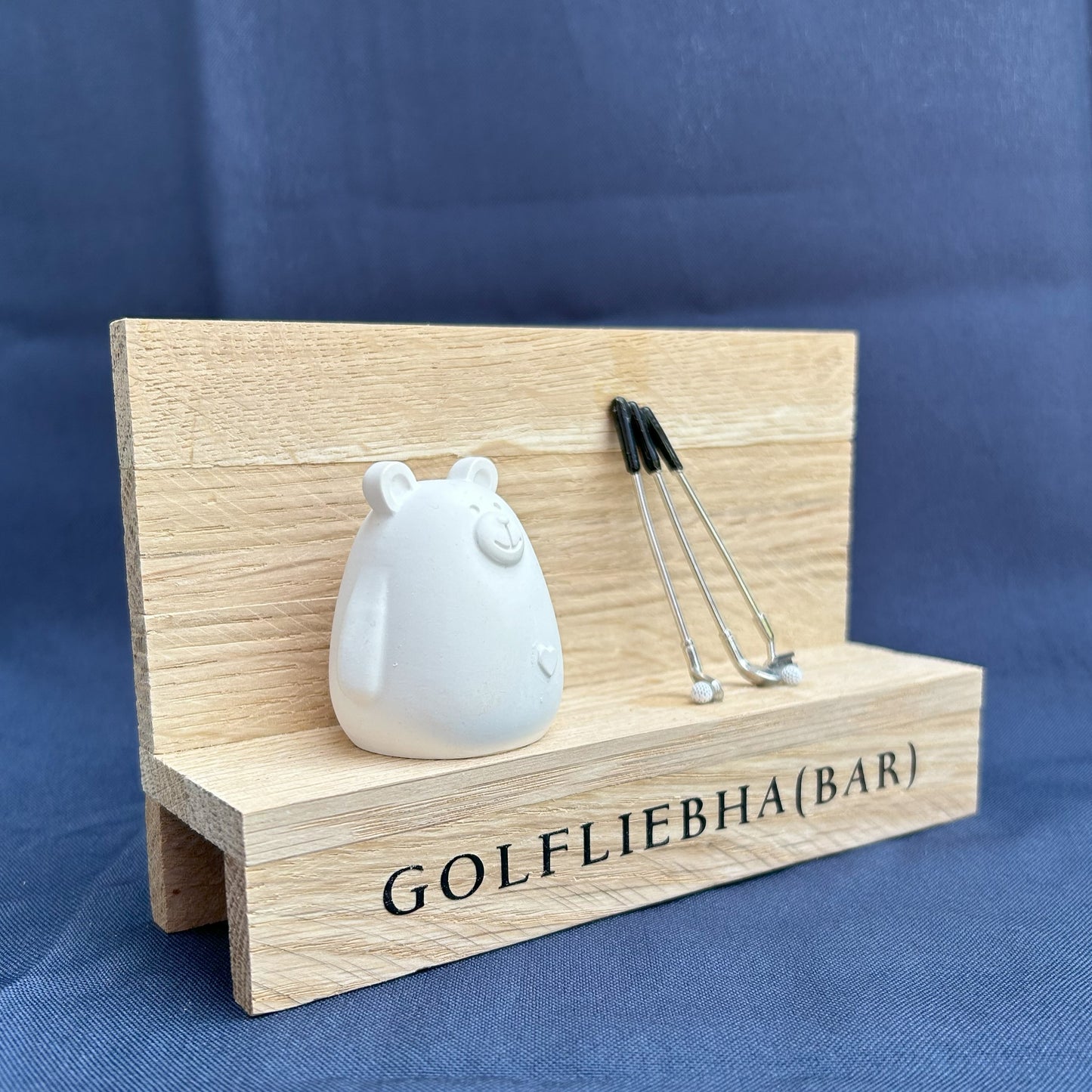 Dekoaufsteller „Golfliebha(bär)“