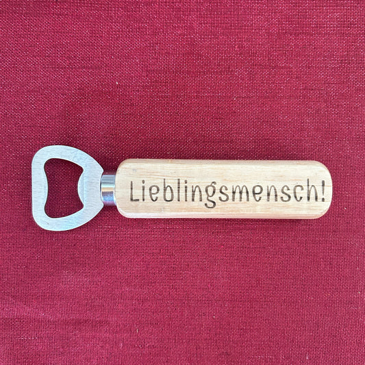 Flaschenöffner „Lieblingsmensch!“