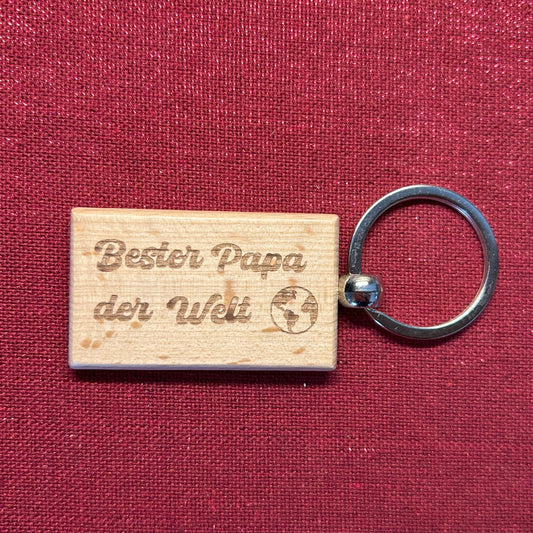Schlüsselanhänger „Bester Papa der Welt“