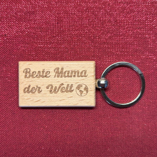 Schlüsselanhänger „Beste Mama der Welt“