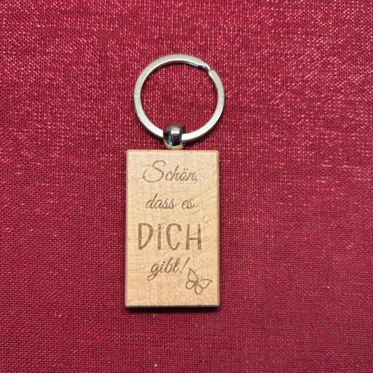 Schlüsselanhänger „Schön, dass es dich gibt!“