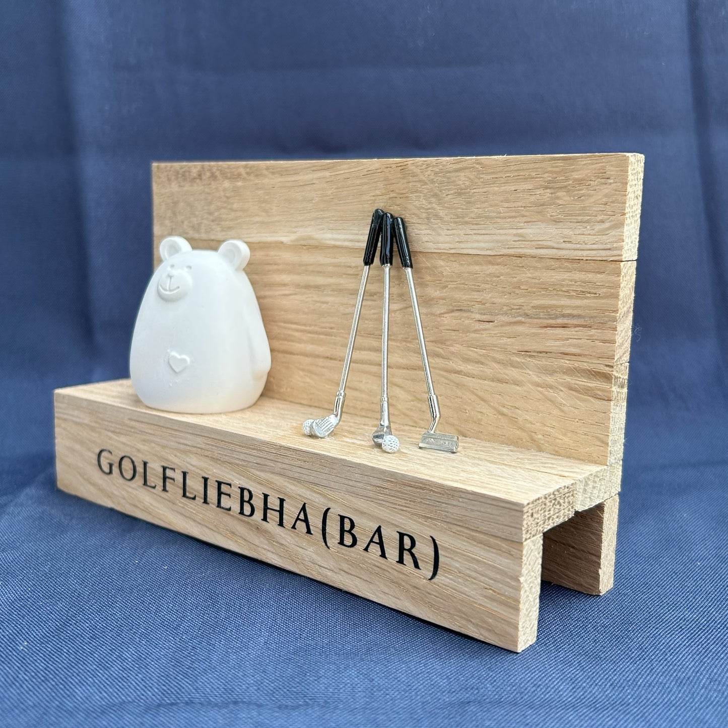 Dekoaufsteller „Golfliebha(bär)“