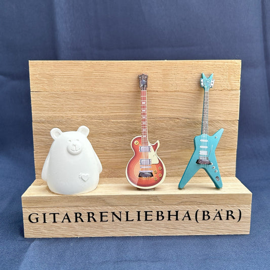Dekoaufsteller „Gitarrenliebha(bär)“ 2