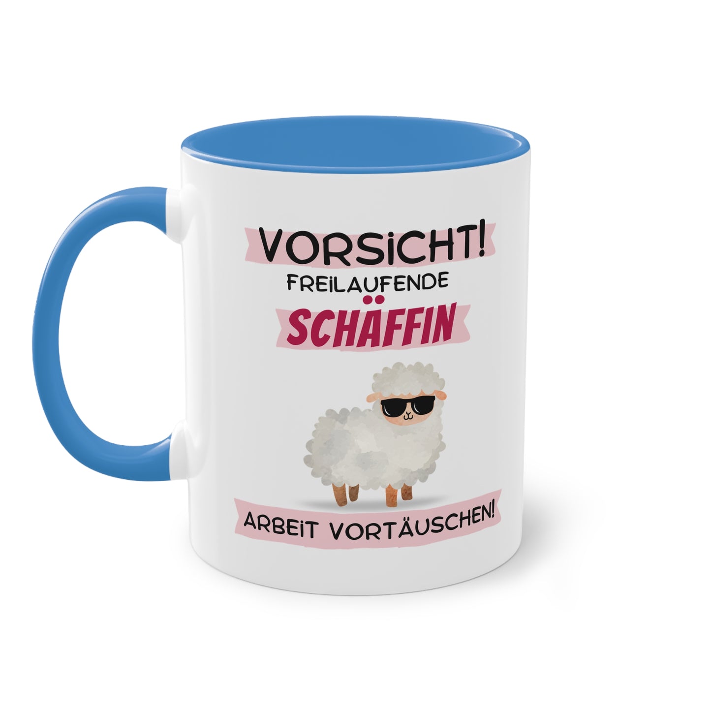 Vorsicht! Freilaufende Schäffin