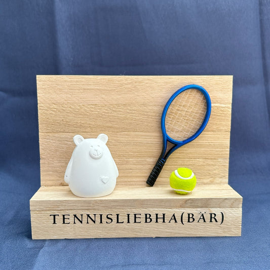 Dekoaufsteller „Tennisliebha(bär)“
