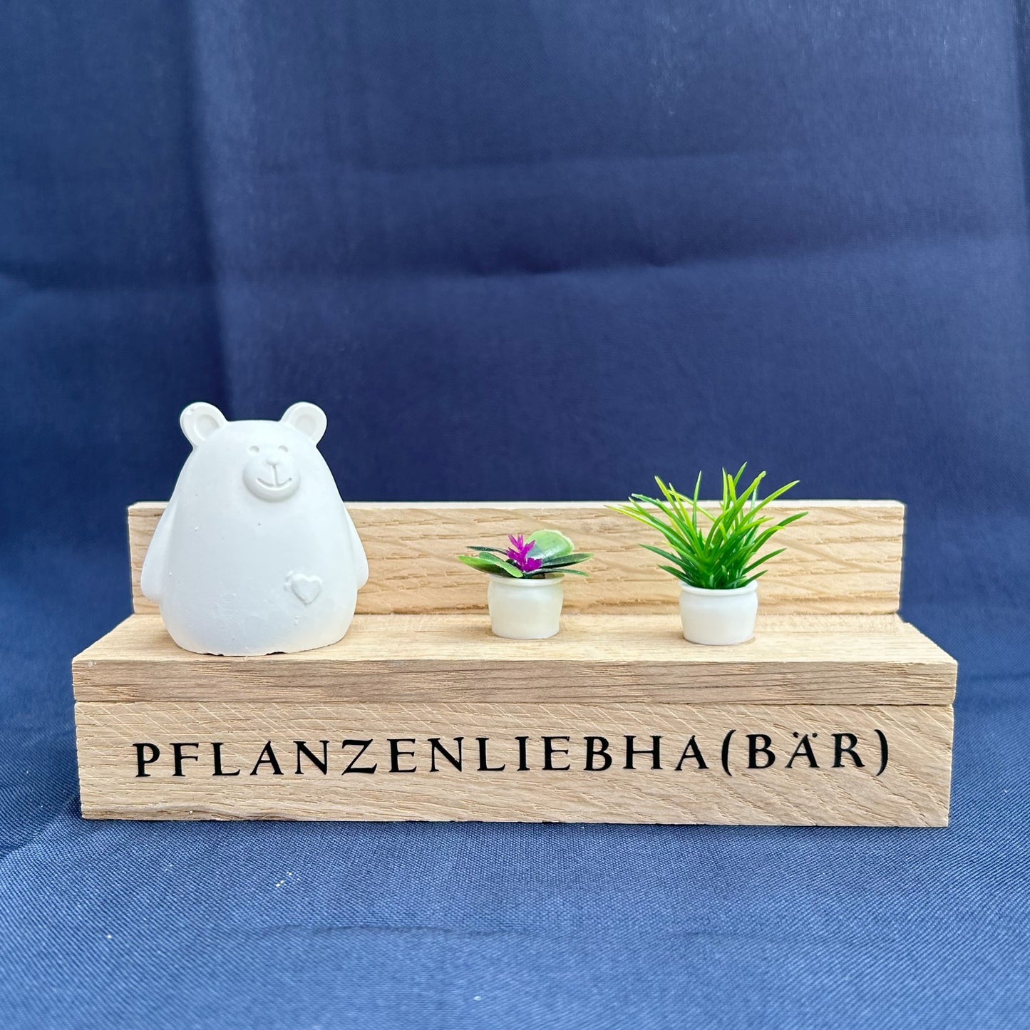 Dekoaufsteller „Pflanzenliebha(bär)“