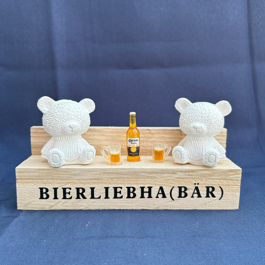 Dekoaufsteller „Bierliebha(bär)“