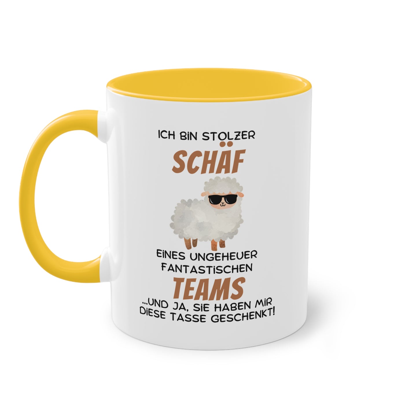 Ich bin stolzer Schäf eines ungeheuer fantastischen Teams...