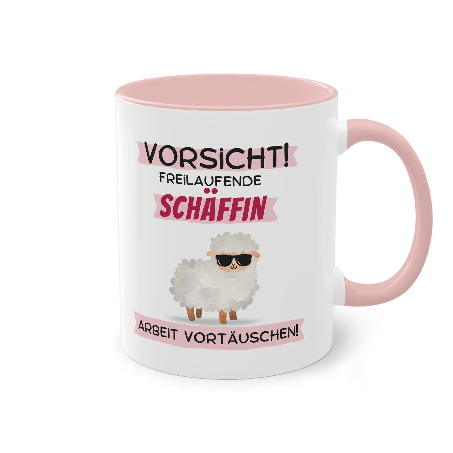 Vorsicht! Freilaufende Schäffin