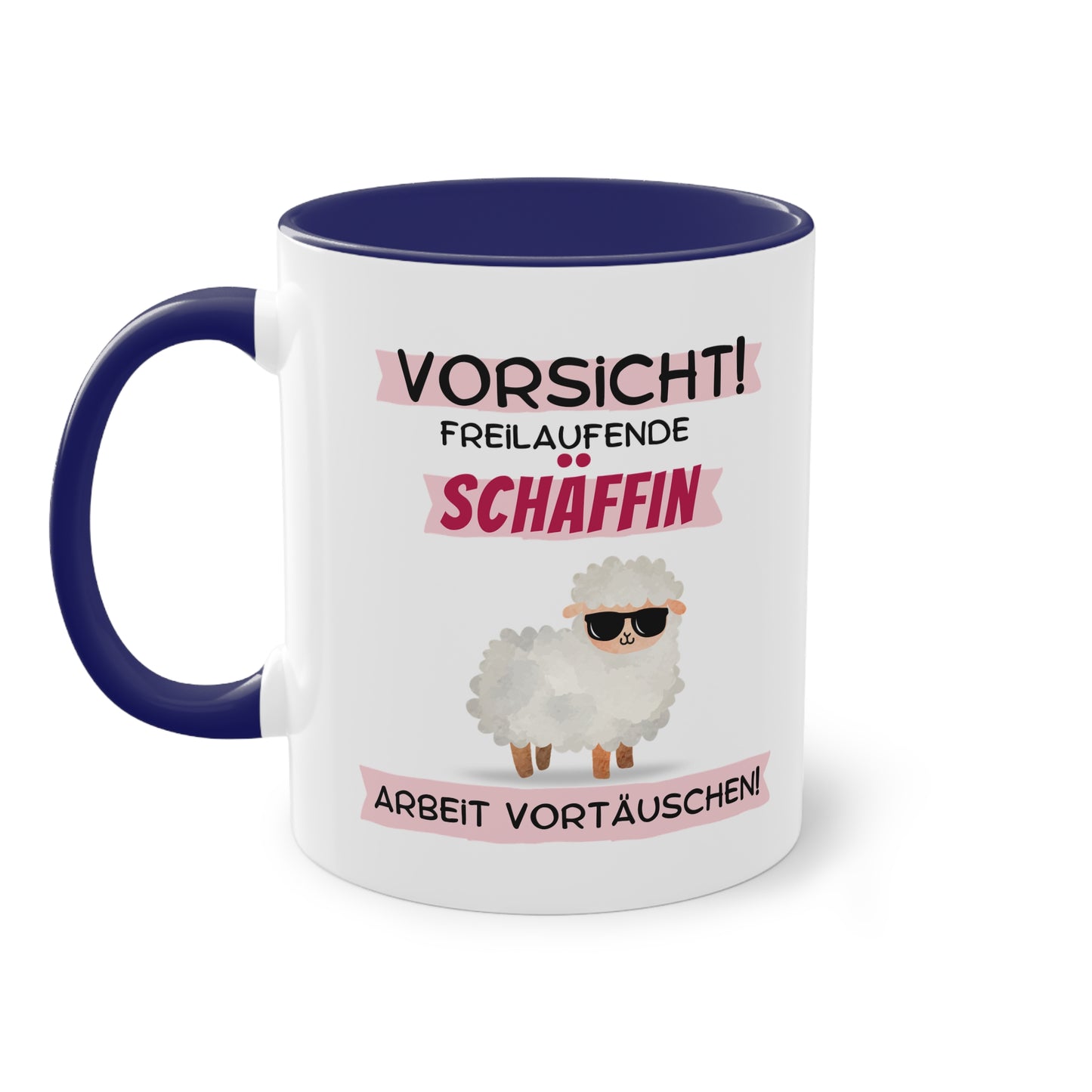 Vorsicht! Freilaufende Schäffin
