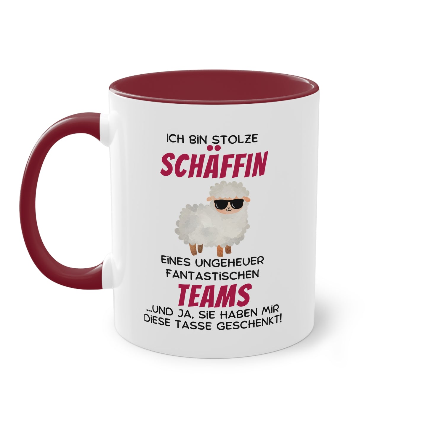 Ich bin stolze Schäffin eines ungeheuer fantastischen Teams … und ja, sie haben mir diese Tasse geschenkt.