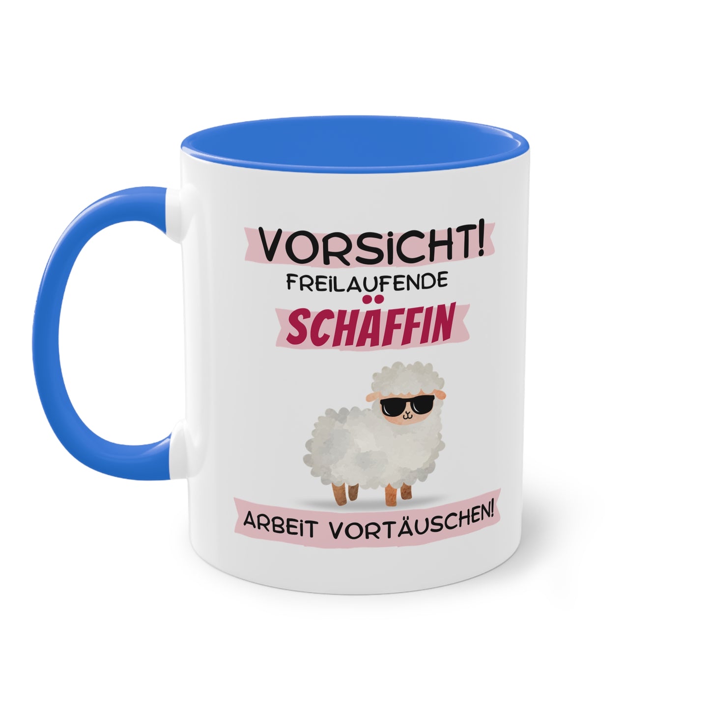 Vorsicht! Freilaufende Schäffin