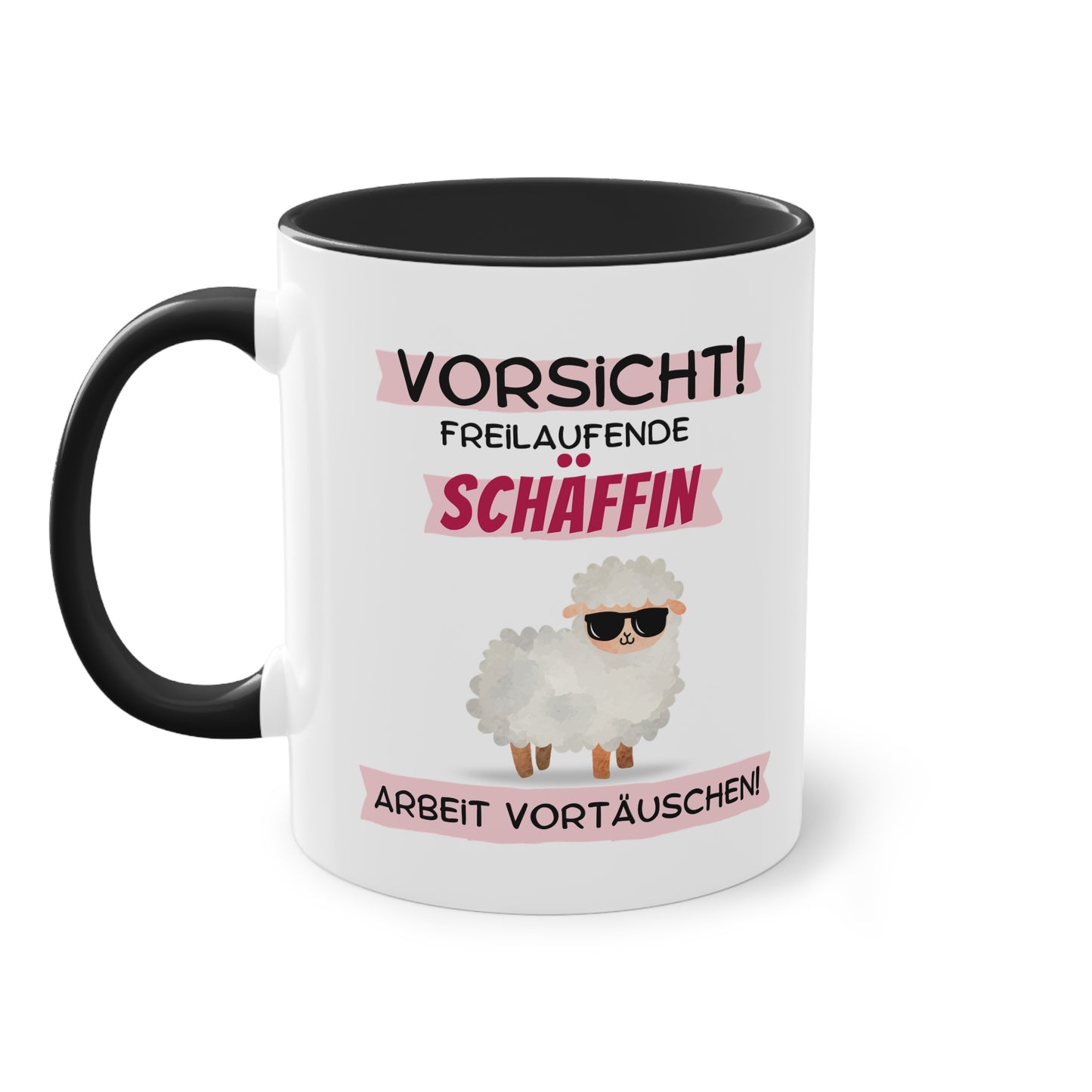 Vorsicht! Freilaufende Schäffin