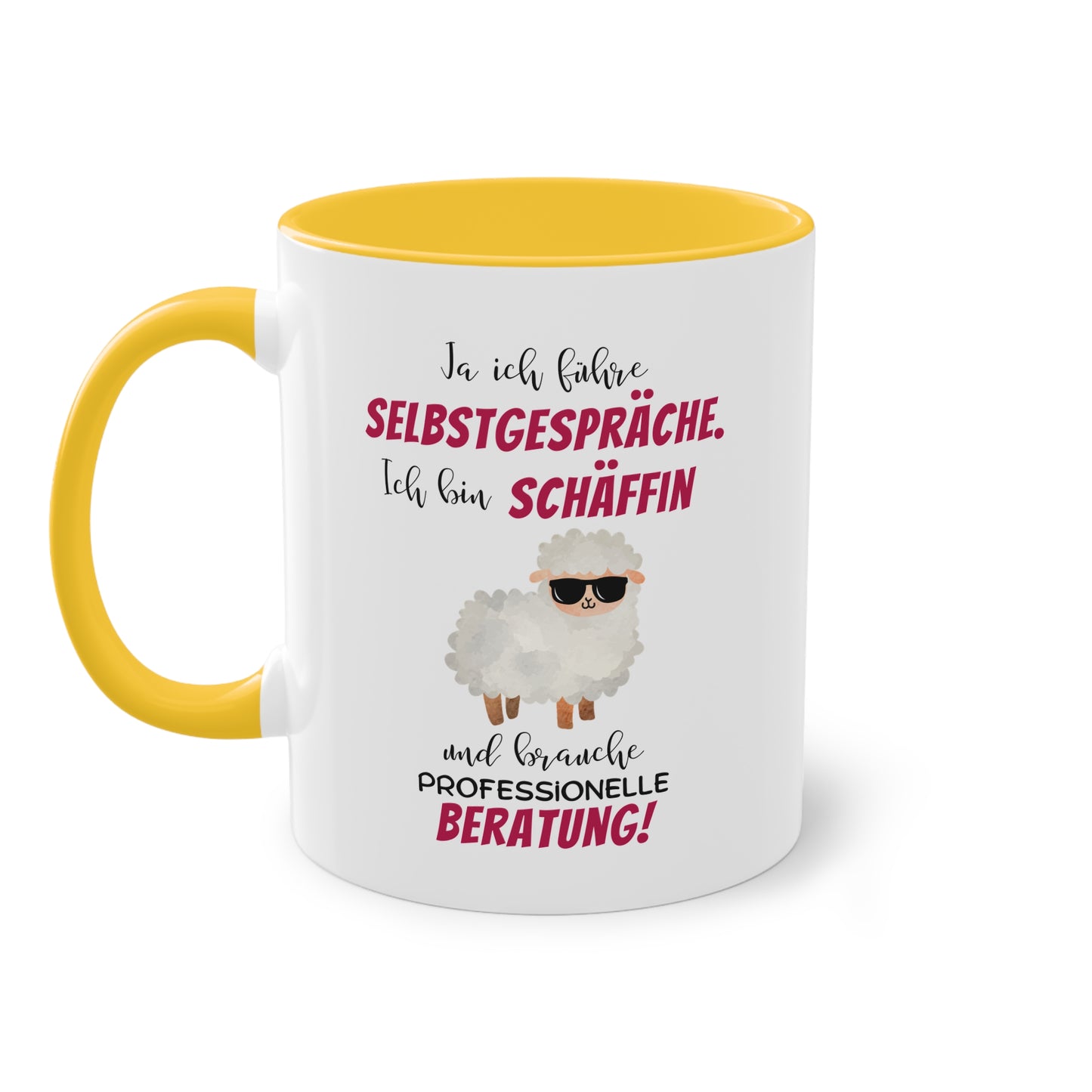 Ja ich führe Selbstgespräche. Ich bin Schäffin und brauche professionelle Beratung