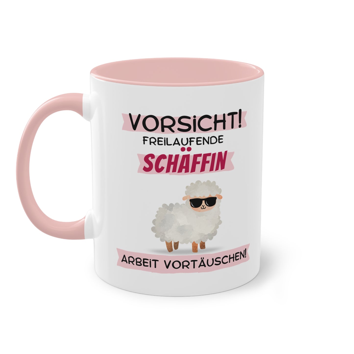 Vorsicht! Freilaufende Schäffin