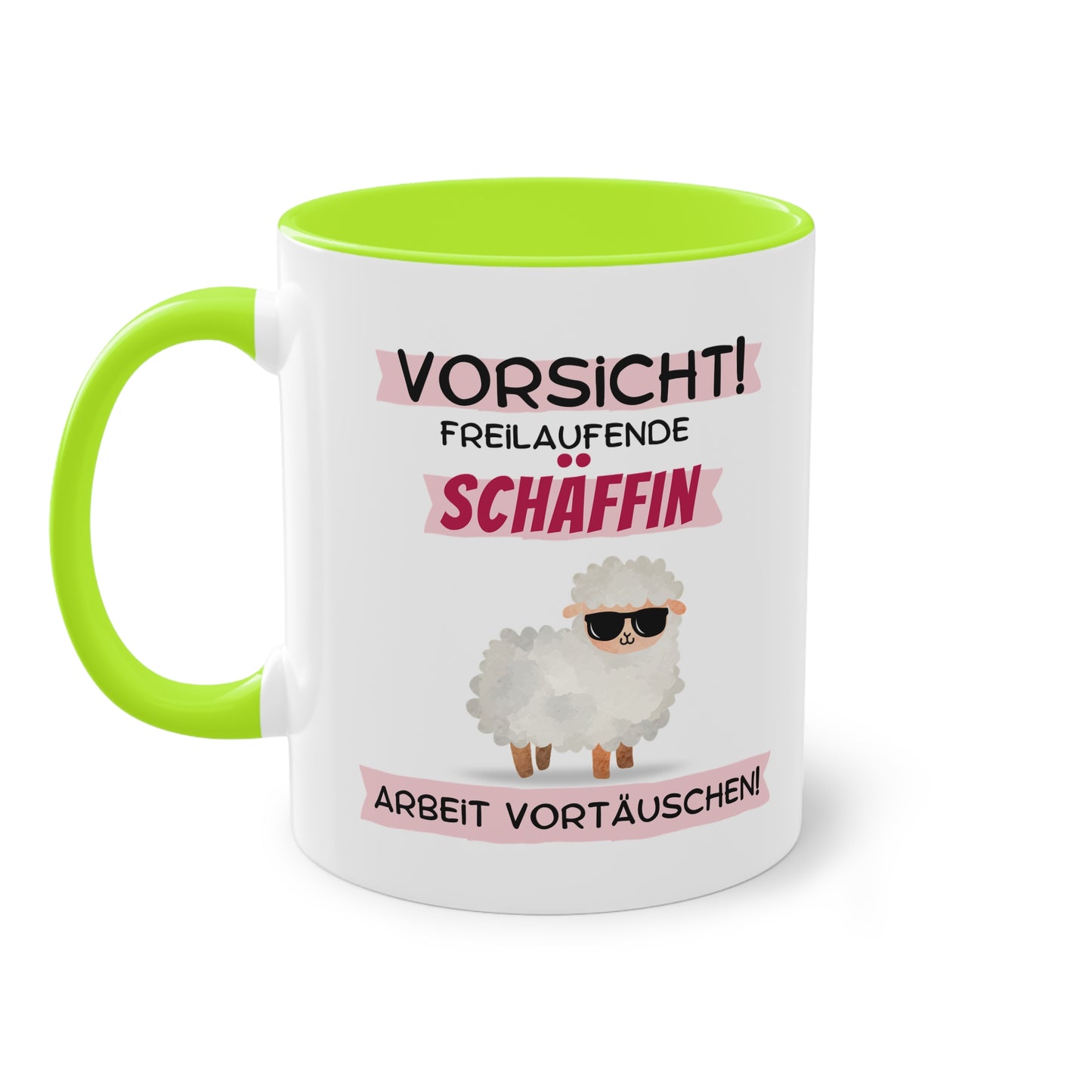 Vorsicht! Freilaufende Schäffin