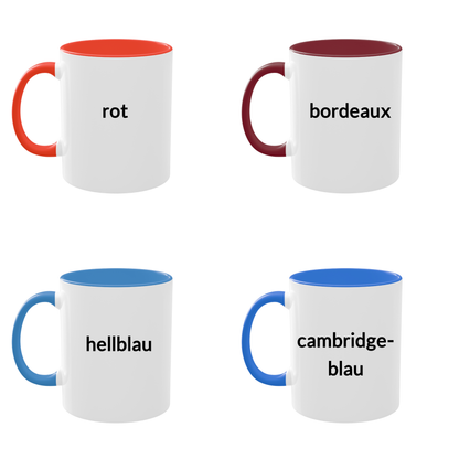 Keramiktasse „Komme was Wolle – Ich schaff das!“ – lustige Tasse mit Spruch