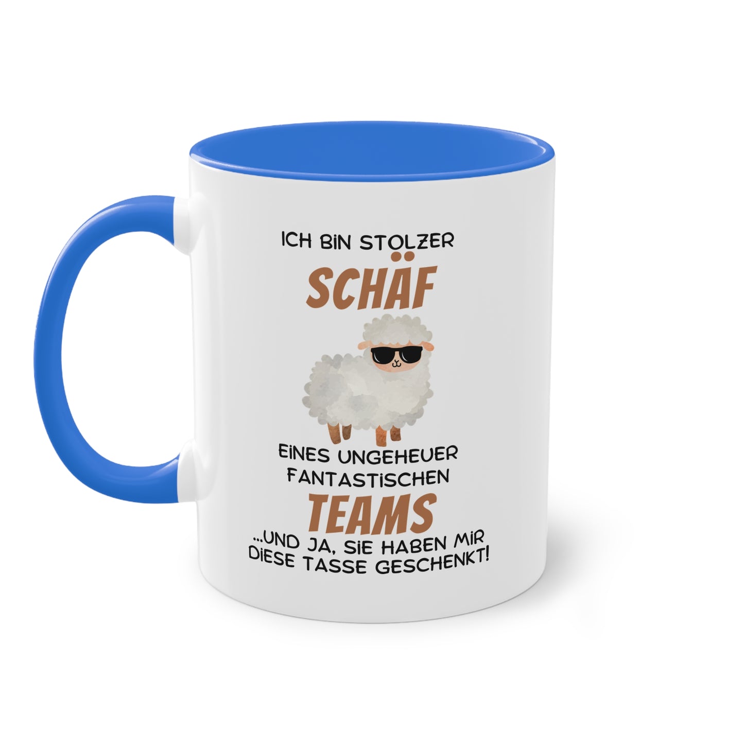 Ich bin stolzer Schäf eines ungeheuer fantastischen Teams...