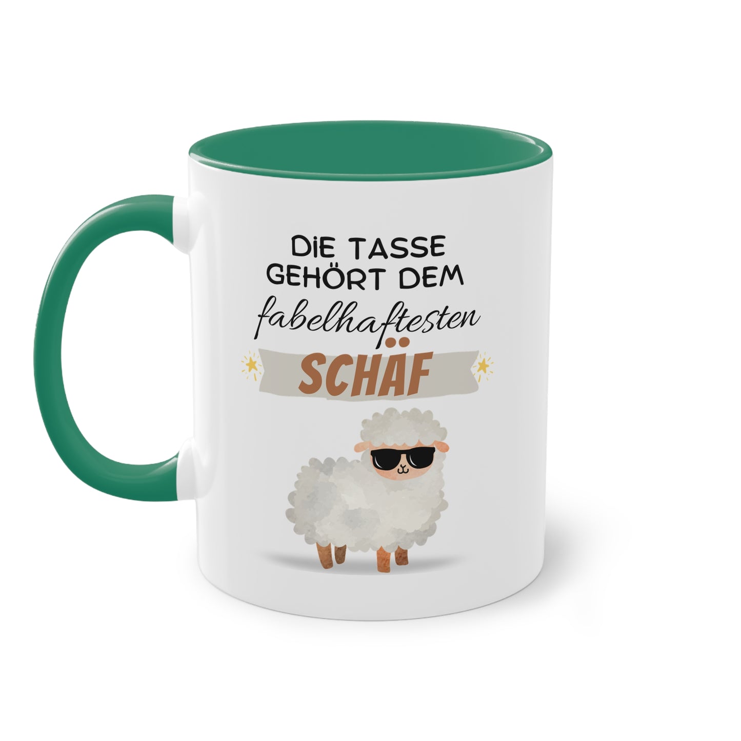 Die Tasse gehört dem fabelhaftesten Schäf