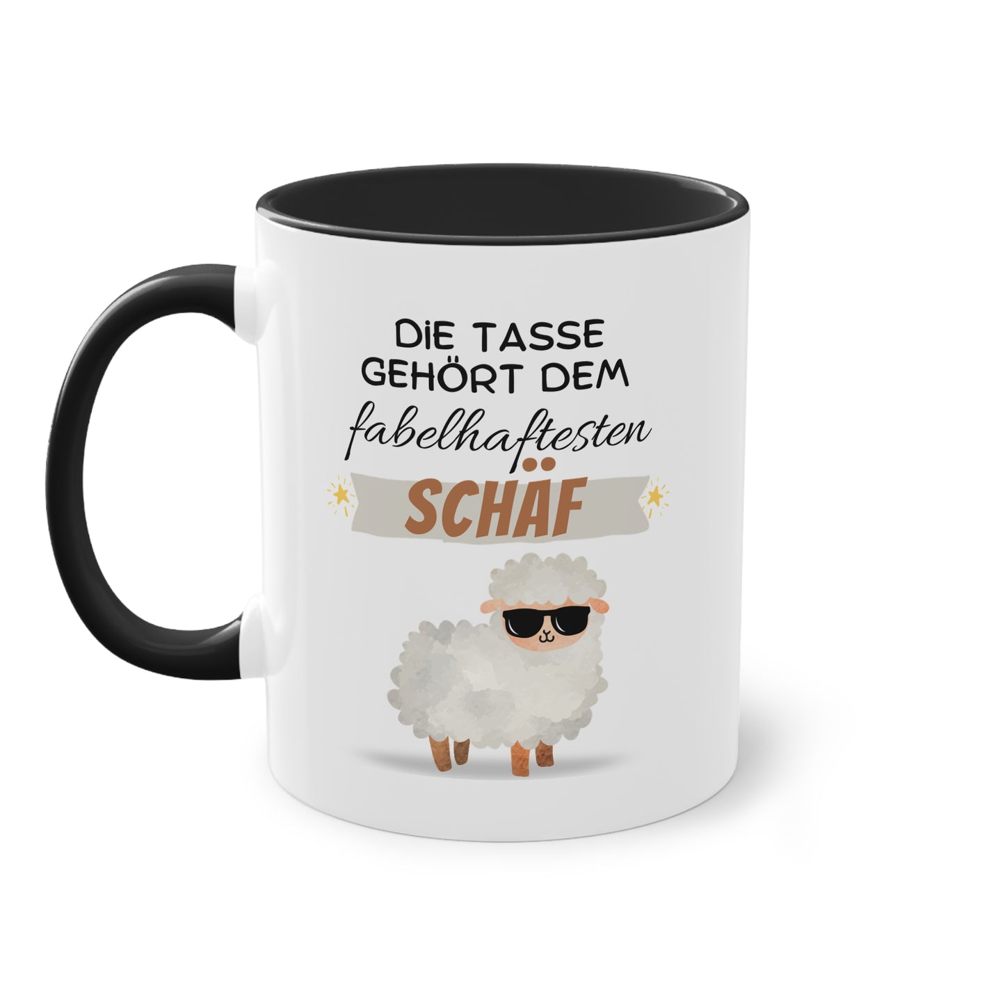 Die Tasse gehört dem fabelhaftesten Schäf