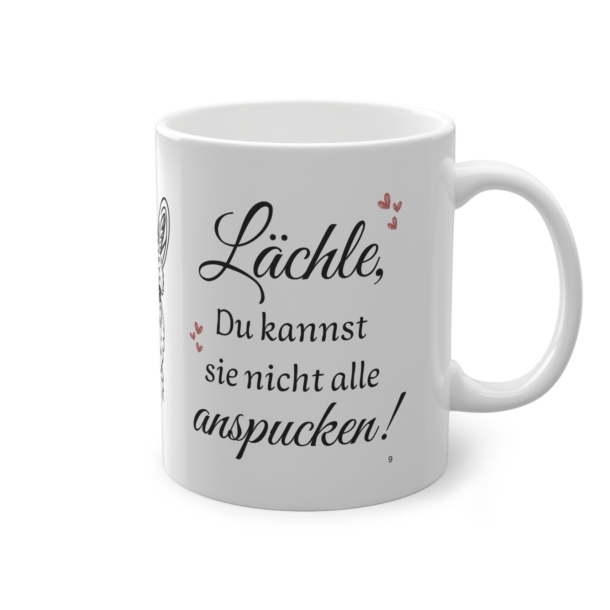 Lustige Spruch Tasse mit Alpaka Design für Freunde