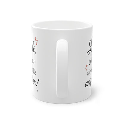 Lustige Spruch Tasse mit Alpaka Design für Freunde