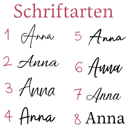 Personalisierte Keramiktasse mit Name & floraler Initiale – Geschenkidee