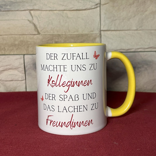 Tasse „Der Zufall machte uns zu Kolleginnen...“