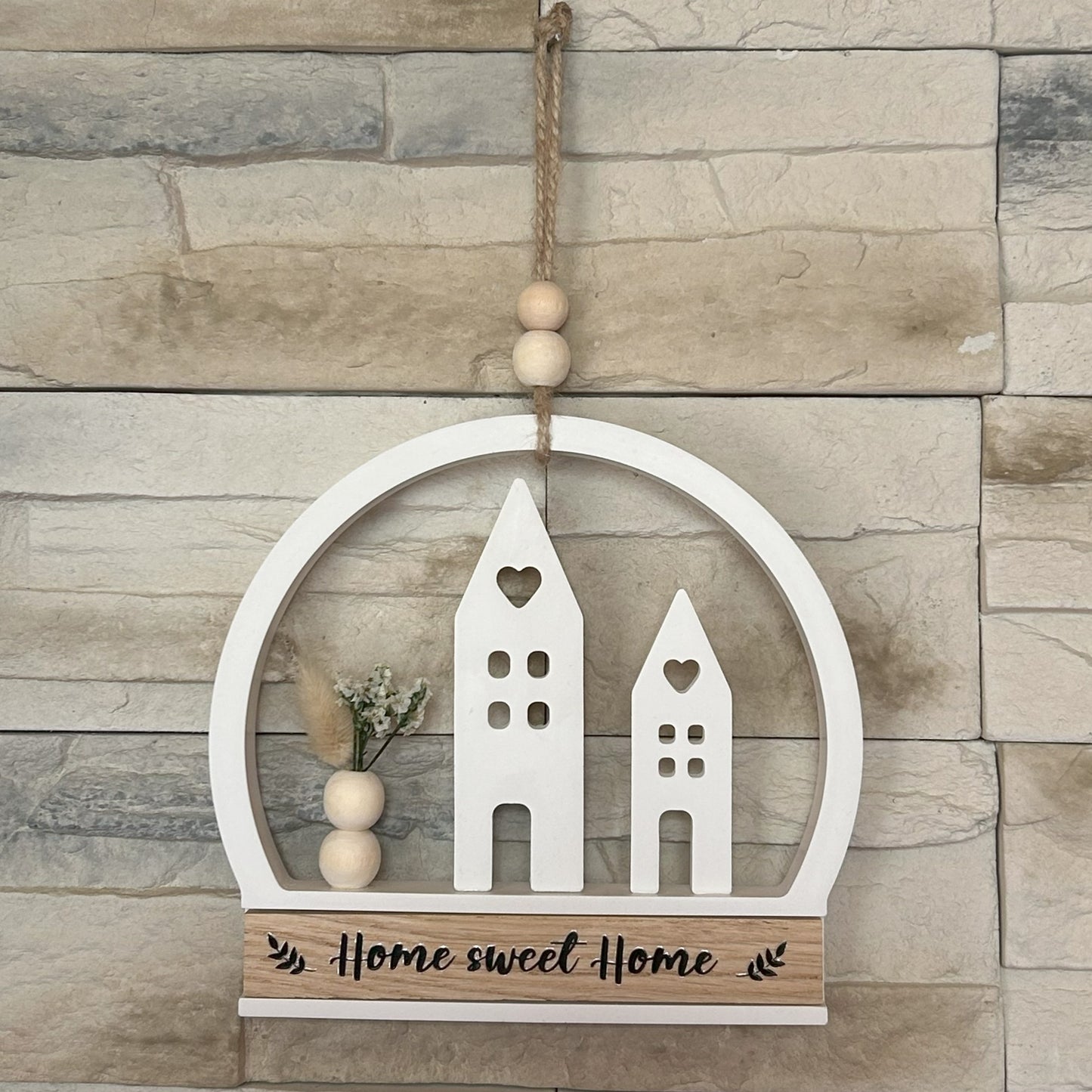Wanddeko-Element „Home sweet Home"