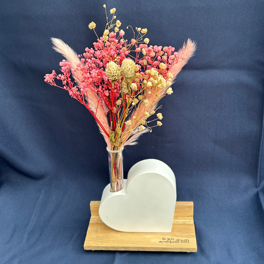Herz-Vase „Du bist wundervoll toll!“