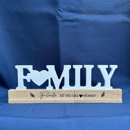 Deko-Schriftzug "FAMILY"