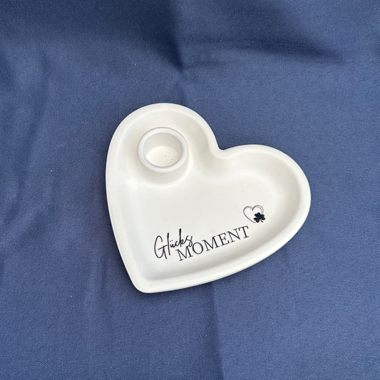 Kerzenhalter Herz „Glücksmoment“